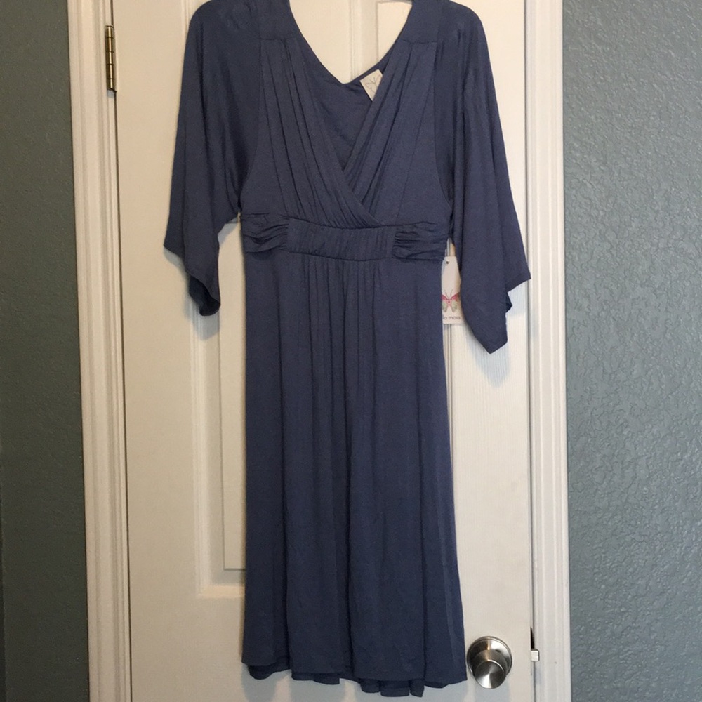 Powder Blue Ella Moss Dress